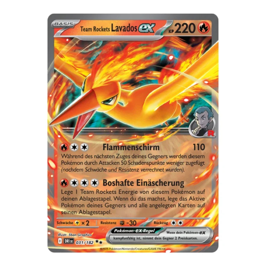 Team Rockets Lavados ex 031/182 Ewige Rivalen