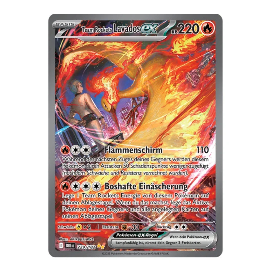 Team Rockets Lavados ex SIR 229/182 Ewige Rivalen