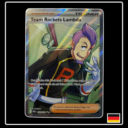 Team Rockets Lambda Trainer Full Art 226/182 Pokemon Ewige Rivalen