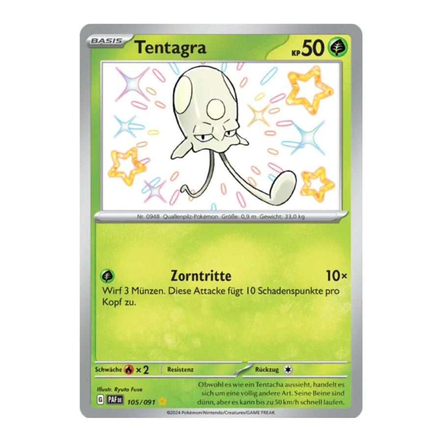 Tentagra Shiny 105/091 Paldeas Schicksale
