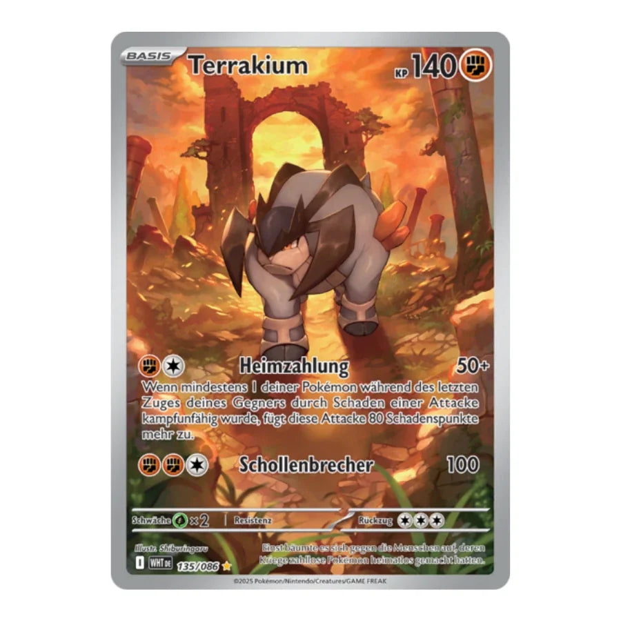 Terrakium IR 135/086 Weisse Flammen