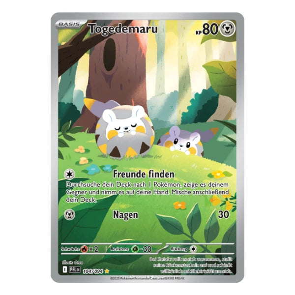 Togedemaru IR 104/094 Pokemon Fatale Flammen
