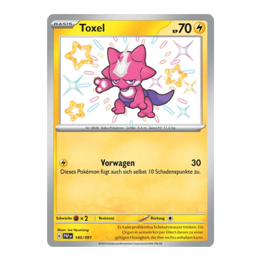 Toxel Shiny 140/091 Paldeas Schicksale