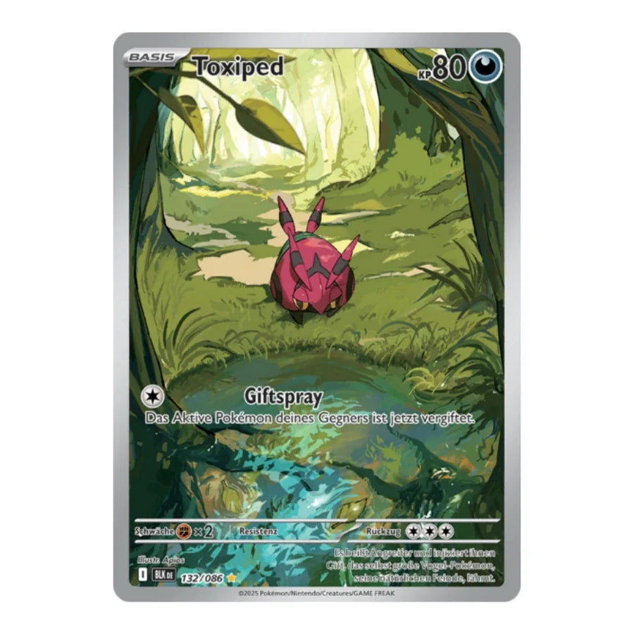 Toxiped IR 132/086 Schwarze Blitze