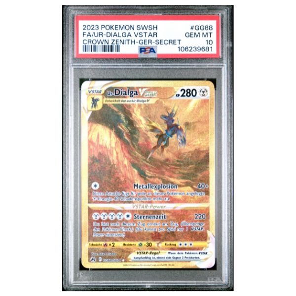 Ur-Dialga SR GG68/GG70 Pokemon Zenit der Könige (PSA10)