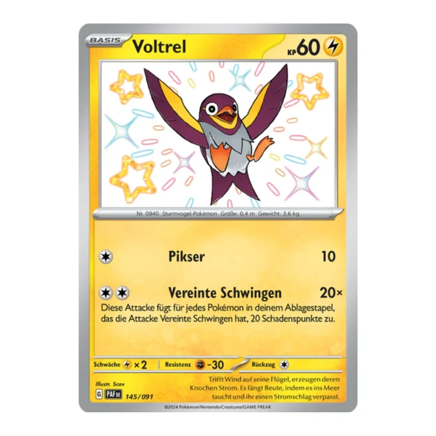 Voltrel Shiny 145/091 Paldeas Schicksale
