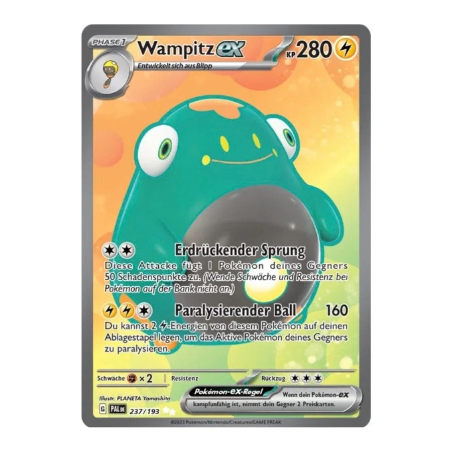 Wampitz ex Full Art Deutsch 237/193 Entwicklungen in Paldea