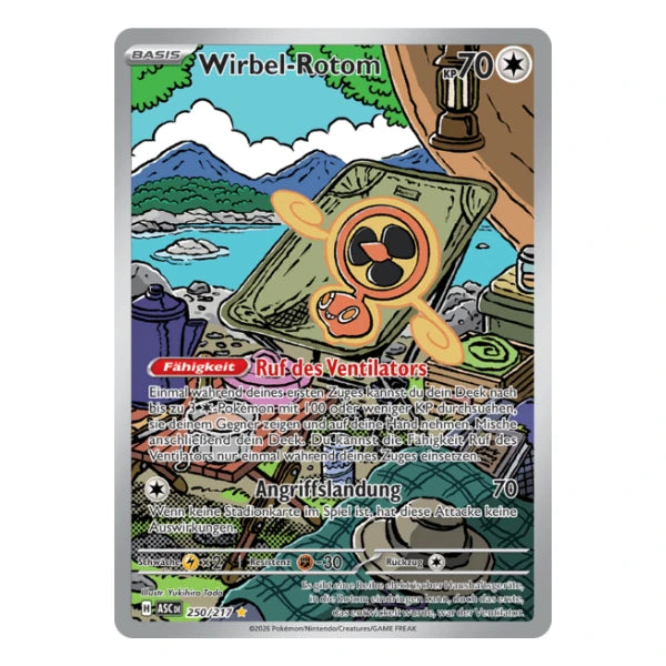 Wirbel-Rotom IR 250/217 Pokemon Erhabene Helden