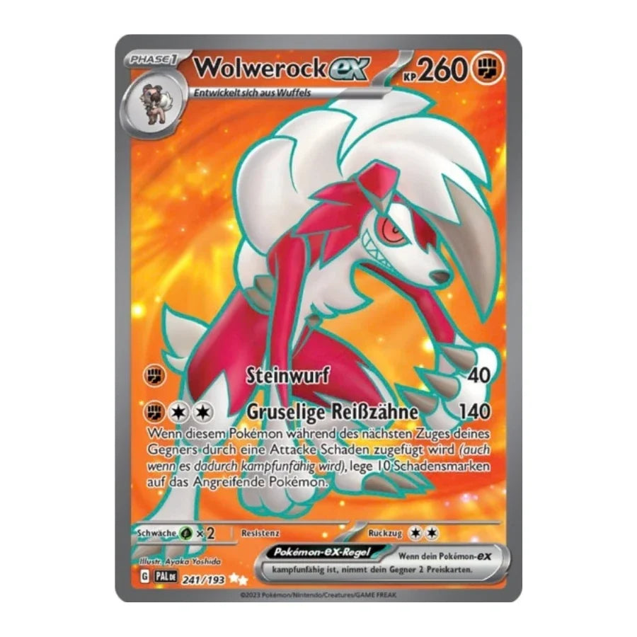 Wolwerock ex Full Art Deutsch 241/193 Entwicklungen in Paldea