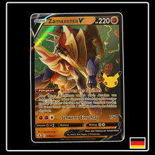 Zamazenta V 018/025 Reprint Pokemon Karte aus dem Set Celebrations