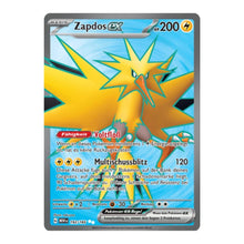 Zapdos ex Full Art Deutsch 192/165 Karmesin & Purpur 151
