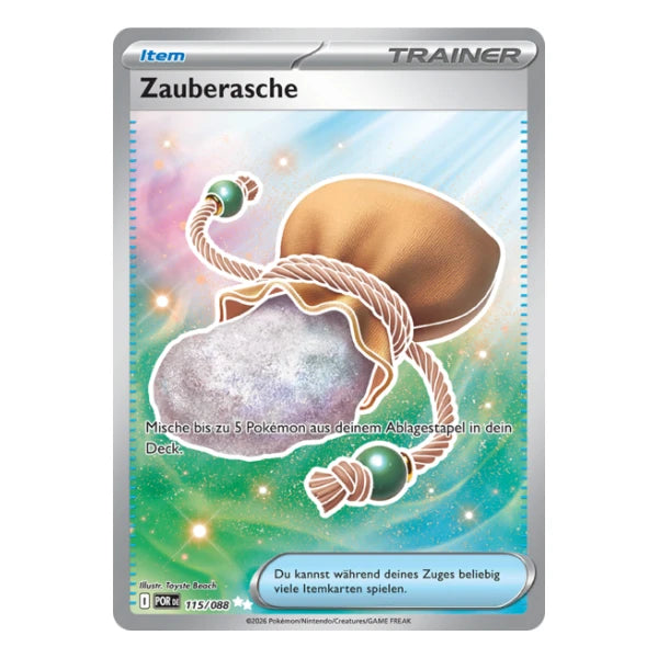 Zauberasche FA 115/088 Pokemon Optimale Ordnung