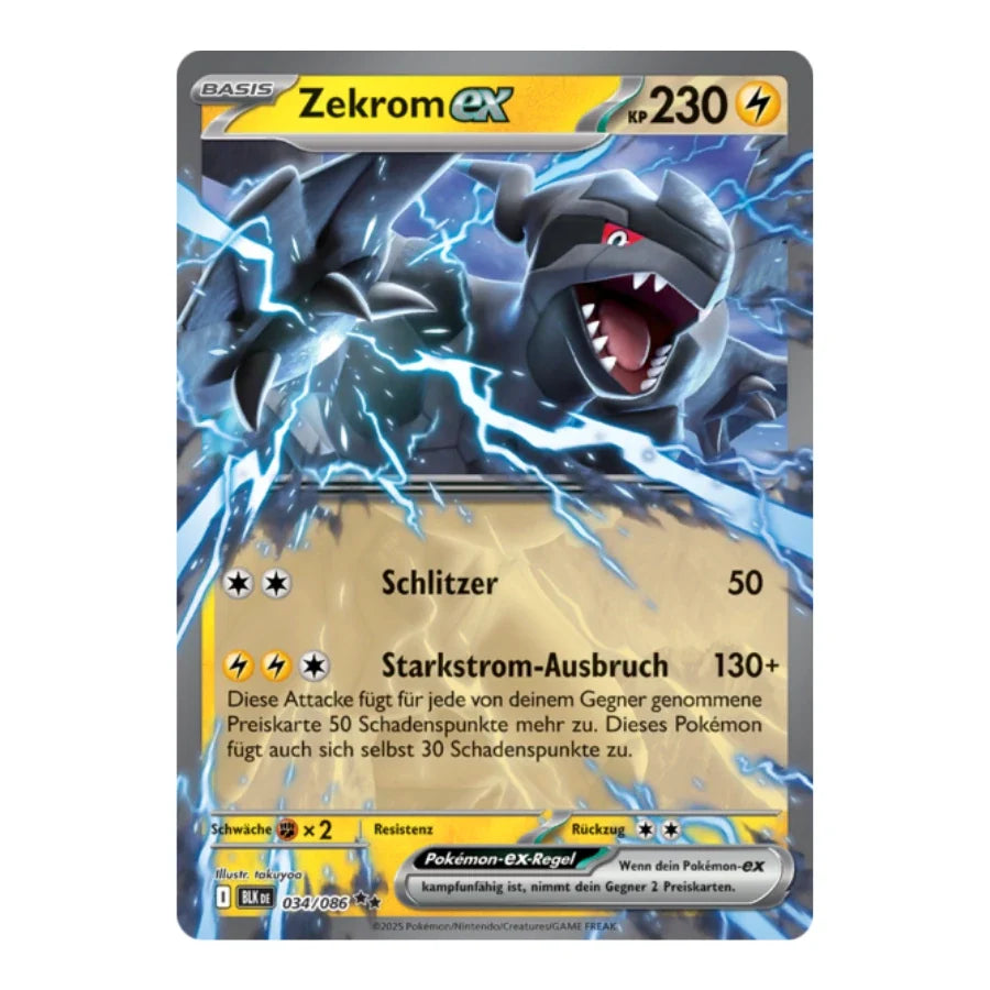 Zekrom ex 034/086 Schwarze Blitze