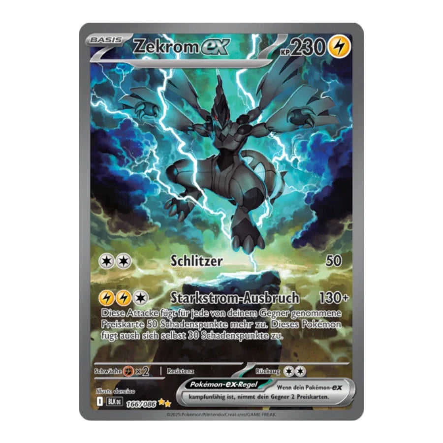 Zekrom ex SIR 166/086 Schwarze Blitze