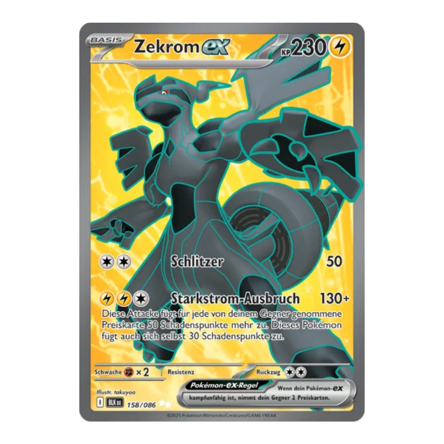Zekrom ex UR 158/086 Schwarze Blitze