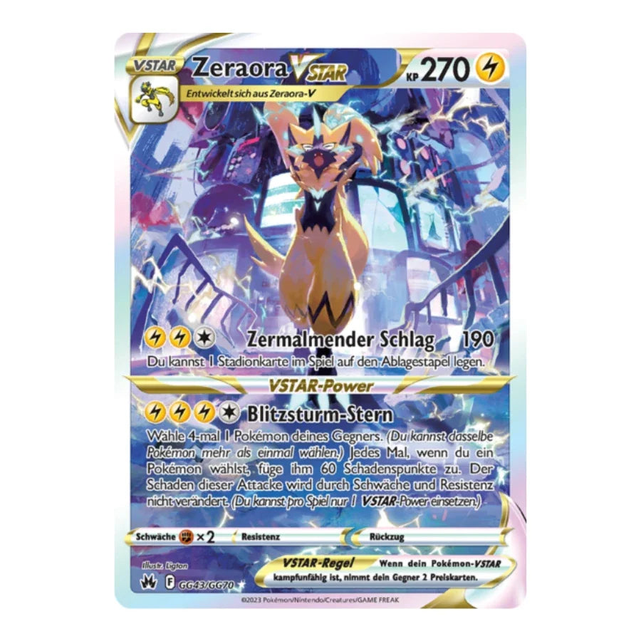 Zeraora VSTAR SIR GG43/GG70 Zenit der Könige