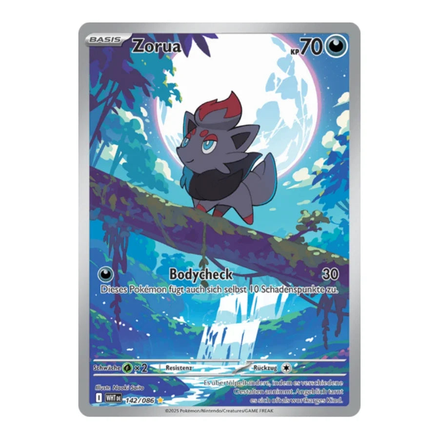 Zorua IR 142/086 Weisse Flammen