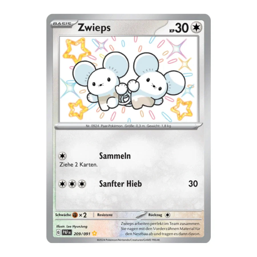 Zwieps Shiny 209/091 Paldeas Schicksale