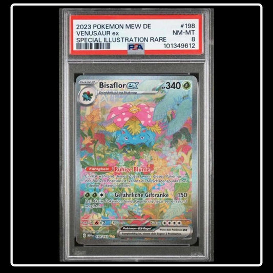 Bisaflor ex Special Illustration Rare 198/165 Pokemon 151 PSA 8