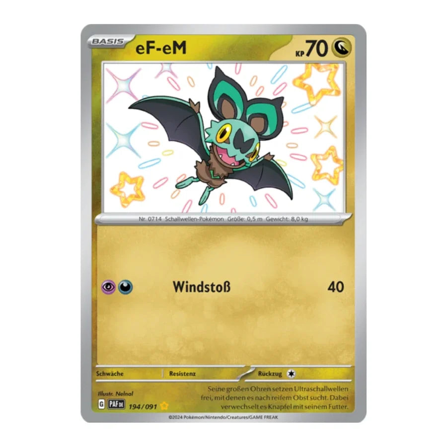 eF-eM Shiny 194/091 Paldeas Schicksale