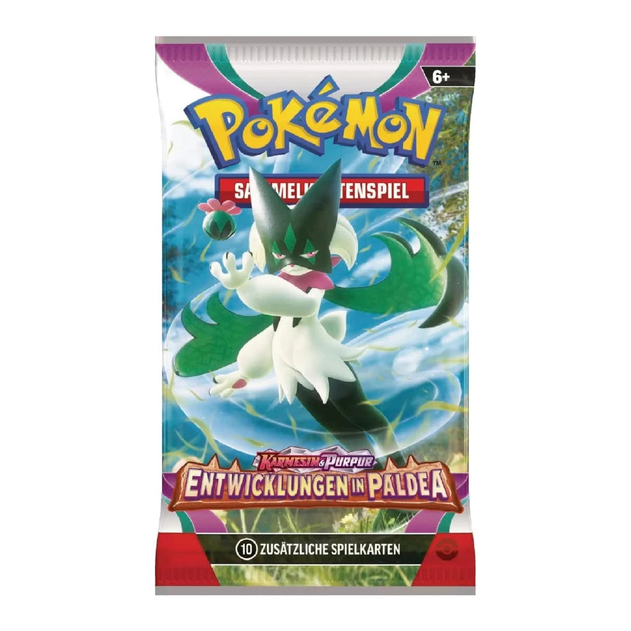 Pokemon Entwicklungen in Paldea Booster Pack (DE)