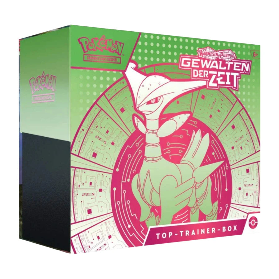 Pokemon Gewalten der Zeit Top Trainer Box "Eisenblatt" (DE)