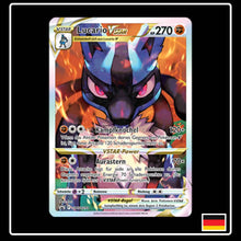 Lucario VSTAR Alternative Art Deutsch SWSH291 Black Star Promo (Sealed)