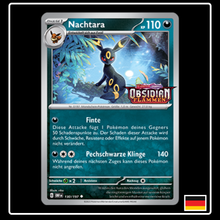 Nachtara PROMO STAMP 130/197 Obsidianflammen ( Sealed )