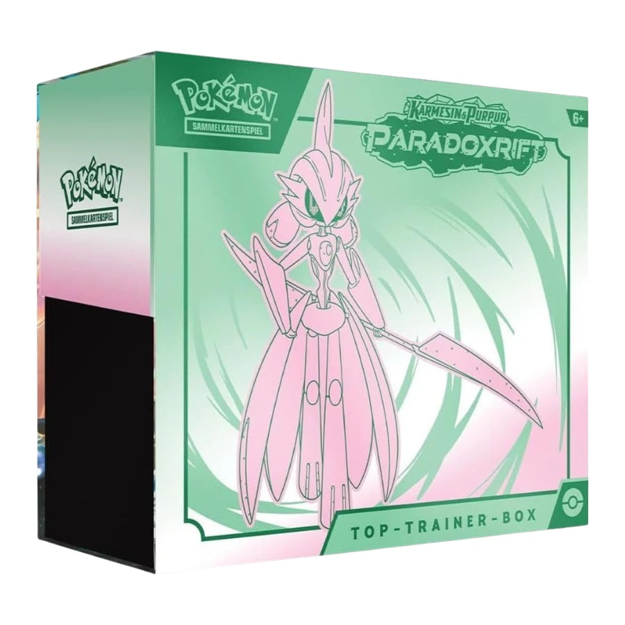 Pokemon Paradox Rift Top Trainer Box (DE) Eisenkrieger und Donnersichel
