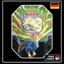 Pokemon Xerneas ex Tin Box 2025 Karmesin & Purpur