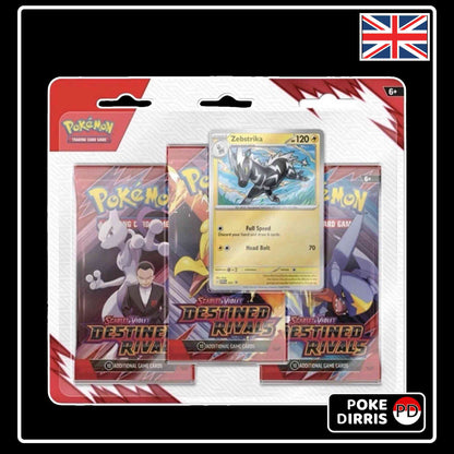 Pokemon Destined Rivals Blister Zebstrika