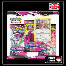 Pokemon Fusion Strike 3-Pack Blister Eevee (EN)