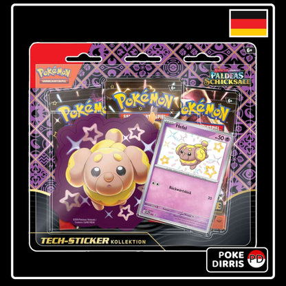 Pokemon Paldeas Schicksale Tech-Sticker Kollektion (DE)