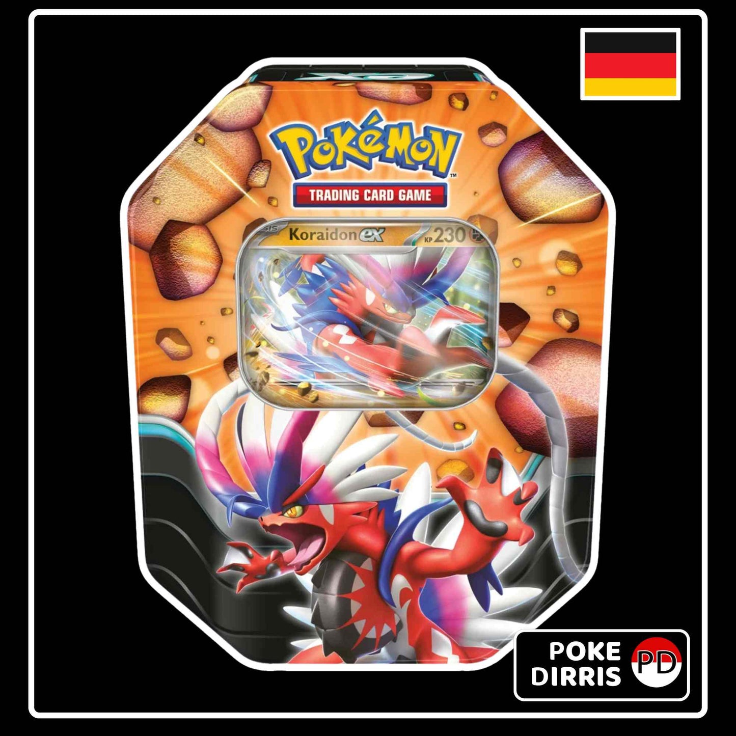 Pokemon Tin Box Zacian ex und Koraidon ex (DE)