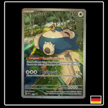 Relaxo Art Rare Promo Pokemon Karte aus der Top Trainer Box 151