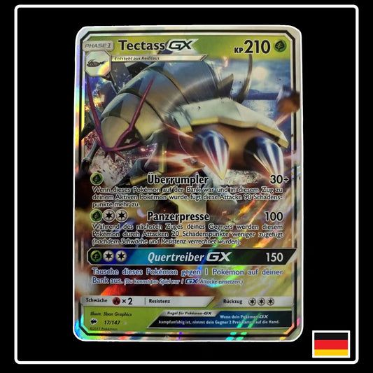 Tectass GX 17/147 Pokemon Nacht im Flammen