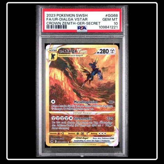Ur-Dialga VSTAR GOLD GG68/GG70 Pokemon Zenit der Könige PSA 10